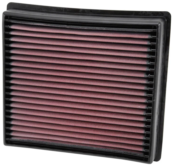 33-5005 – K&N FILTER Air Filter, Washable Red Cotton Gauze Panel